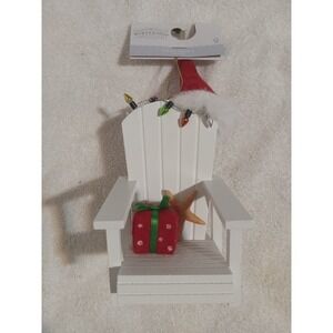 Wondershop Target Beach Adirondack Chair Santa‎ Hat Christmas Ornament